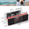 985 Pocket Radio with Earphones + 288 Digital Radio with Double Speaker view 2