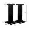 Feet Bookshelf Speaker Stands,1 Pair,Stands for Home-Cinema HiFi Bookshelf Box and Satellite Speakers Wood Speaker Stands (Color : Black, Size : 36 * 26 * 63cm) view 4