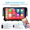 Biorunn Android Stereo Radio for Honda Civic 2016 2017 2018 2019 2020 2021, 8-Core Wireless Wired Car-Play Android Auto GPS Navigation Touch Screen Head Unit,Blue-Tooth FM AM RDS DSP 4G RAM 64G ROM view 4