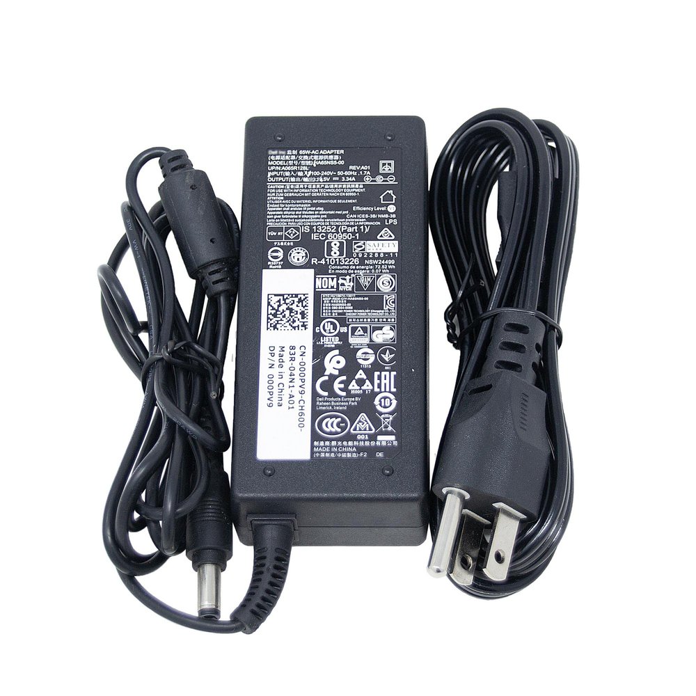 00PV9 A065R128L 19.5V 3.34A 65W AC Adapter Compatible with Vostro 1200, Wyse 5010tc 5020 5050 5060 7010 7020 D00DX R X Z90D7