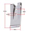 HolsterSmith - Universal Metal Belt Clip - fits up to 2.0 inch Belts - Nickel Polished Finish  1 Pack - for KYDEX Holsters, Sheaths, Cell Phone Cases, Money Clips view 4