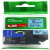 LM Tapes - Premium 1/4" (6mm) Black on Blue Compatible TZe P-Touch Tape for use with Brother PT-2110, PT2110 Ptouch Label Printer Includes Tape Size/Color Guide. view 1
