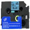 LM Tapes - Premium 1/4" (6mm) Black on Blue Compatible TZe P-Touch Tape for use with Brother PT-2110, PT2110 Ptouch Label Printer Includes Tape Size/Color Guide. view 2
