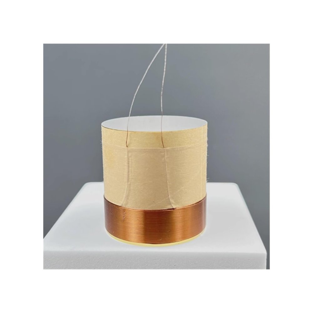 MMLFX 2pcs 19.1/25.5/35.5/38.5/49.5/51.5/61/61.5/63.5mm Core Bass Voice Coil KSV Kapton Woofer Sound Drive Speaker Repair Parts (Color : 35.5mm)