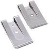 HolsterSmith - Universal Metal Belt Clip - fits up to 2.0 inch Belts - Nickel Polished Finish  2 Pack - for KYDEX Holsters, Sheaths, Cell Phone Cases, Money Clips view 1