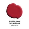 BACKDROP | Premium Interior Paint | Large Adhesive Paint Swatch | LIPSTICK ON THE MIRROR - Warm, Rich Red | 12" x 12" Color Sample view 2