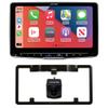Alpine ILX-F509 Halo9 9" Receiver Compatible with Wireless Android Auto & Apple CarPlay with KTX-C10LP Frame and HCE-C1100 Back Up Cam view 1