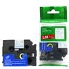 LM Tapes - Premium 1/2" (12mm) Blue on Clear Compatible TZe P-Touch Tape for use with Brother PT-7500, PT7500 Ptouch Label Printer Includes Tape Size/Color Guide. view 3