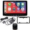 Alpine ILX-F509 Halo9 9" Receiver Compatible with Wireless Android Auto & Apple CarPlay with SXV300v1 Satellite Tuner, Frame and Back Up Cam view 1