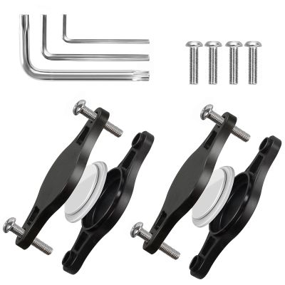 Air-tag Bike Mount Hidden Waterproof,Air-tag Case with Safety Screws,Air-Tag Bicycle Mount to Be Hidden Under Bottle Cages,Perfect Camouflage,with Complete Disassembly(Standard Waterproof 2 Pack)