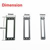 DIY 2.5 inch Solid State Hard Disk SSD Aluminium Alloy Bracket ITX Computer case Built-in PC SSD HDD Bracket 2 Bays SATA PATA Computer Hard Disk Rack Docking Station Base view 3