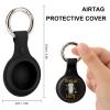Penguin Lady Cute Case Compatible for Airtag Protective Cover Holder with Keychain 1PC view 2