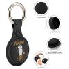 Penguin Lady Cute Case Compatible for Airtag Protective Cover Holder with Keychain 1PC view 4