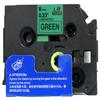 LM Tapes - Premium 1/4" (6mm) Black on Green Compatible TZe P-Touch Tape for use with Brother PT-9400, PT9400 Label Maker Includes Tape Size/Color Guide. view 2