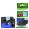 LM Tapes - Premium 1" (24mm) White on Blue Compatible TZe P-Touch Tape for use with Brother PT-9600, PT9600 Label Maker Includes Tape Size/Color Guide. view 3