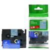 LM Tapes - Premium 3/4" (18mm) White on Blue Compatible TZe P-Touch Tape for use with Brother PT-9800PCN, PT9800PCN, PT9800, PT-9800 Label Maker Includes Tape Size/Color Guide. view 3