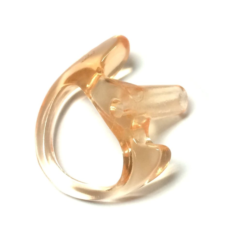 Pryme P-EMLR Flesh Colored Right Large Flexible Open Ear Insert Earmold for Acoustic Tube Earpieces