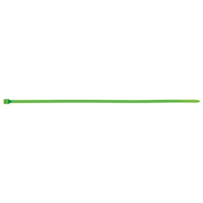 11 Inch Zip Ties, Neon Green, 100 Pack, 50 lbs. Break Strength, Standard-Duty Nylon Zip Ties, J. J. Keller & Associates, Inc.