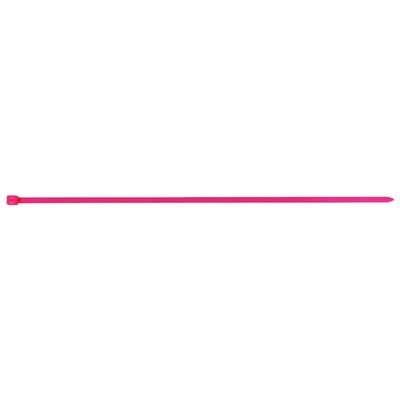 11 Inch Zip Ties, Neon Pink, 100 Pack, 50 lbs. Break Strength, Standard-Duty Nylon Zip Ties, J. J. Keller & Associates, Inc.