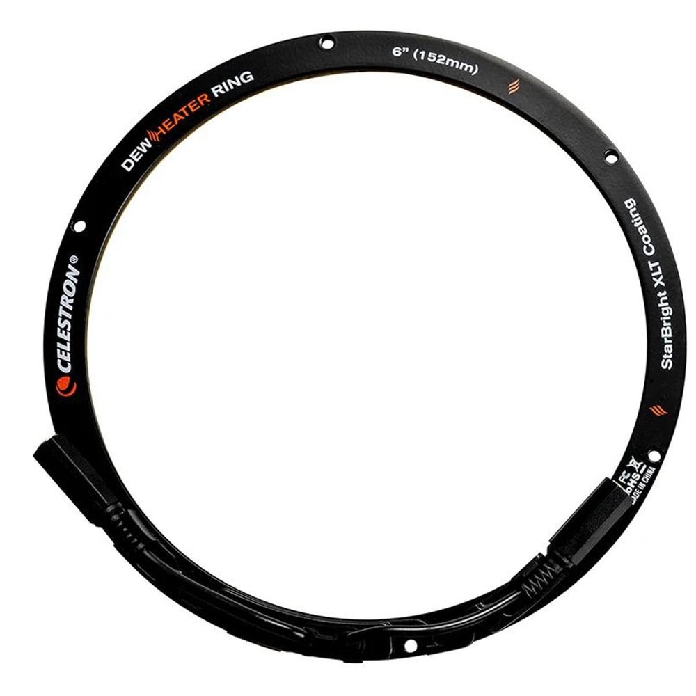 Celestron  Dew Heater Ring  Aluminum Dew Prevention  Compatible 6 Schmidt-Cassegrain Telescope Black