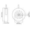 Microscope Aperture, 1.5-23mm Adjustable Iris Diaphragm Microscope Iris Adapter Lens Optical Diaphragm for Laboratory Microscope view 4