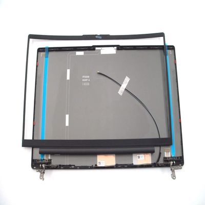 Bayjebu Parts for Lenovo ideapad 5-15ARE05 5-15ALC05 LCD Cover and Front Bezel with Hinges Gray 5CB0X56525