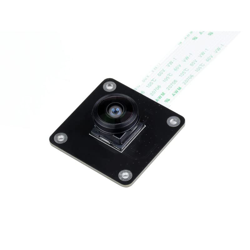 Coolwell IMX378-190 Fisheye Lens Camera for Raspberry Pi Series Board, 190 Wide Angle Fisheye Lens, 12.3MP, Wider Field of View