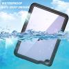 AdirMi Waterproof Case for iPad Mini 6 2021 (8.3 Inch), IP68 Full Body Protection Built-in Screen Protector Rugged Heavy Duty Shockproof Snowproof Dustproof Cover with Lanyard & Kickstand view 2