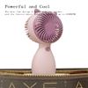 Aheadife Handheld Mini Fan,Portable USB Rechargeable Fan,Small Personal Fan Pocket Desktop Table Quiet Hand with Strong Wind,Lanyard((Mini Hand Fan-Pink) view 4