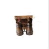 Binoculars Antique Brass Marine Maritime Binoculars Nautical Handmade Vintage Reproduction Binoculars Engrave Design with Leather Box view 1