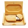 Wooden USB Flash Drives PENDRIVE Thumb Drives U Disk Memory Sticks for Birthday Business Valentine's Day Present (Bamboo USB3.0 32GB) view 1