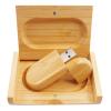 Wooden USB Flash Drives PENDRIVE Thumb Drives U Disk Memory Sticks for Birthday Business Valentine's Day Present (Bamboo USB3.0 32GB) view 3