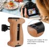 Mini Side Wooden Handle Handgrip, Camera Cage Top Handle Wood Grip, Universal Screw Hole, Cold Shoe Mount for Mirrorless Digital Camera DSLR Camera view 2