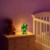 Jutom 4 Pieces LED Cactus Light up Taco Party Favors Mexican Cactus Party Decorations Fiesta Table Decor Cinco De Mayo Supplies Cute Night Lamp for Table Bedroom Supplies(4.72 x 2.76 Inch) view 3