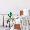 Jutom 4 Pieces LED Cactus Light up Taco Party Favors Mexican Cactus Party Decorations Fiesta Table Decor Cinco De Mayo Supplies Cute Night Lamp for Table Bedroom Supplies(4.72 x 2.76 Inch) view 4