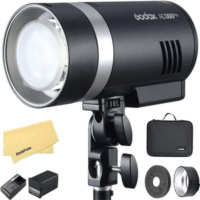 GODOX AD300 Pro AD300Pro Outdoor Flash for Canon Sony Nikon Fuji Olympus Panasonic Cameras,2.4G TTL HSS 1/ 8000s,320 Full Power Flashes