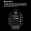 GODOX AD300 Pro AD300Pro Outdoor Flash for Canon Sony Nikon Fuji Olympus Panasonic Cameras,2.4G TTL HSS 1/ 8000s,320 Full Power Flashes view 4