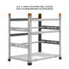 AAAwave The Sluice V.2 12 GPU Mining Rig Frame and 4 pcs of Stacking Brackets (White) view 3