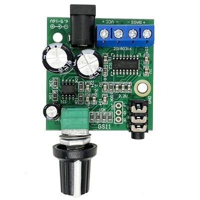 DC 12V-15V 25W~30W Subwoofer Amplifier Board Mini HiFi Class D Mono Channel Digital Audio Power Amplifier Super Bass Amp Module for PC Computer Desktop Speaker, Car Audio Speaker