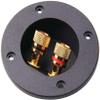 BlueMart 3" Round 2-Way Binding Post Screw Cup Connector Speaker Box Terminal Cup (Black - 2pcs) view 4