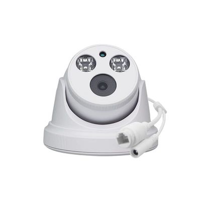 HKBTM 1MP PoE IP Camera, Outdoor Dome Security Camera with 3.6mm Fixed Lens, 98.4ft Color Night Vision, Built in Mic, H.265, Motion Detection (1MP-noAudio-POE)