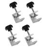 TKGKHK 4 Pack Heavy Duty Aluminum 1 Inch Tiger Clamp Woodworking Clamp Desktop Mount Holder Stand Base Stand Mounting Accessory Woodworking Welding and Construction view 1
