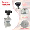 TKGKHK 4 Pack Heavy Duty Aluminum 1 Inch Tiger Clamp Woodworking Clamp Desktop Mount Holder Stand Base Stand Mounting Accessory Woodworking Welding and Construction view 3