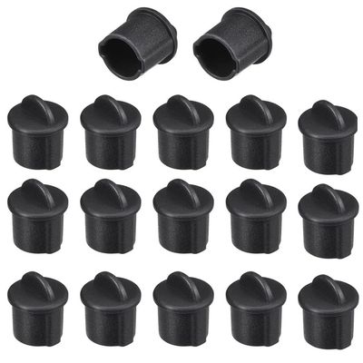 Protective Cover Dust Cap,BNC Anti-Dust Stopper Cap Cover for Female Port Black 25pcs