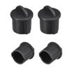 Protective Cover Dust Cap,BNC Anti-Dust Stopper Cap Cover for Female Port Black 25pcs view 3