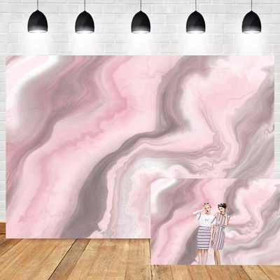 OERJU 12x8ft Pink Marble Backdrop Abstract Marbling Natural Background Stones Texture Backdrop for Photography Girls Woman Birthday Wedding Party Decoration Banner Photo Studio Props
