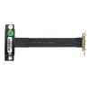 10Gtek PCIe 3.0 x1 Riser Cable, Male 90 to Female 90 EMI-Shielded GPU Jumper Cable for Graphics Cards, 20cm/0.66ft view 2