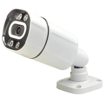 BlueFishCam Wired Outdoor 2K 4MP PoE IP Camera 4.0MP POE Network Camera IR Infrared Black/White Night Vision IP66 Motion Detection (2.8MM)