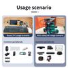 Yahboom 4 Port USB 3.0 Hub for Raspberry Pi Jetson Nano ROS Robot, Compatible with USB 3.0/2.0/1.1 Driver-Free Plug&Play, Onboard External USB-A5V (Micro-USB)9~24V Power Port, for High-Power Device view 2