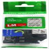 LM Tapes - Premium 1/2" (12mm) White on Clear Compatible TZe P-Touch Tape for use with Brother PT-D800W, PTD800W, PT-D800, PTD800 Label Maker Includes Tape Size/Color Guide. view 1